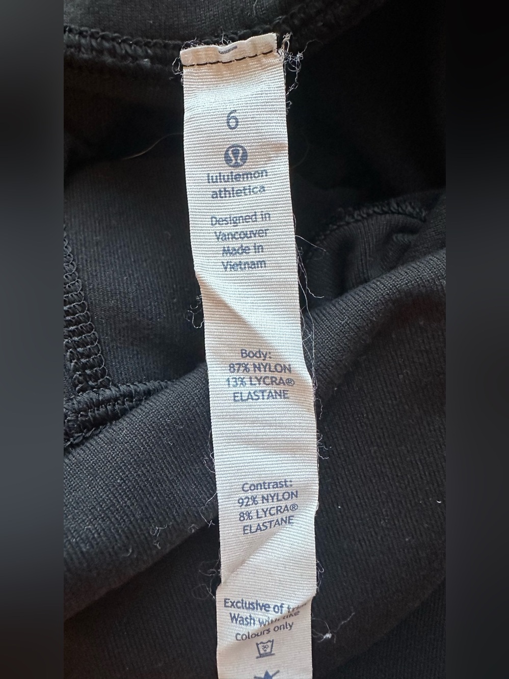 lululemon Black Groove Wide Leg Foldover Yoga Pants Size 6 - Picture 4 of 10